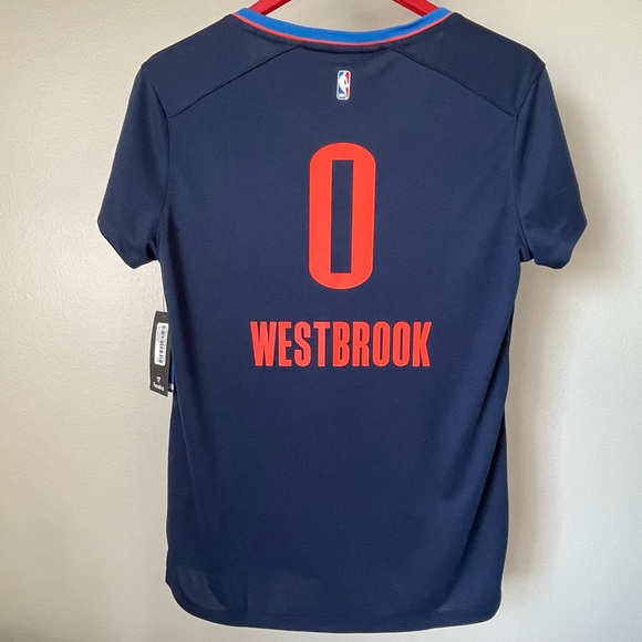 Fanatics OKC Russell Westbrook Jersey Tee - Size Medium - Picture 6 of 16